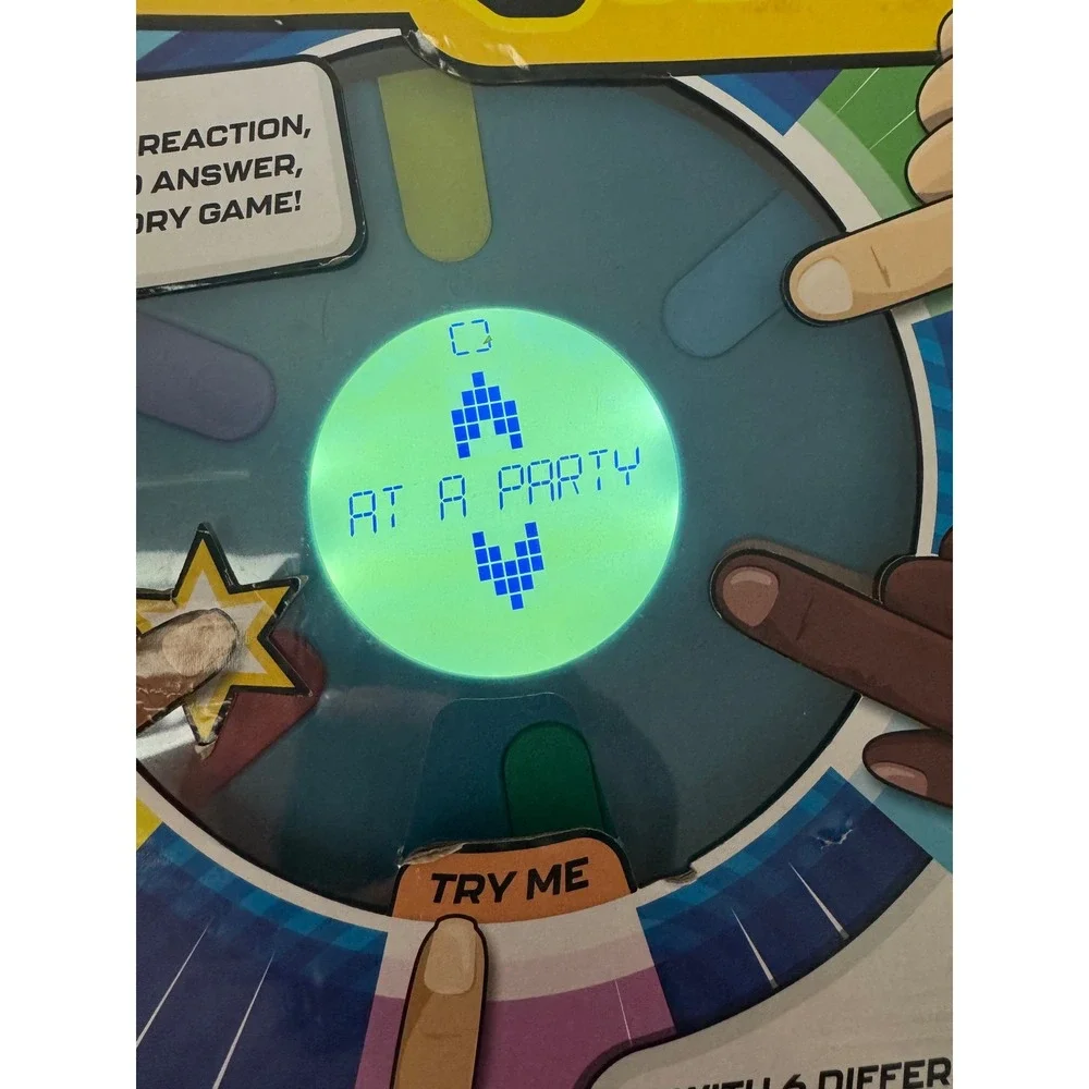 Press to Guess Electronic Party Game by‎ Buffalo Fast Reaction Category Game